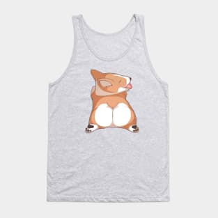 Cute Corgi Butt Tank Top